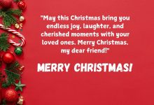 Merry Christmas Wishes for Friends 2024